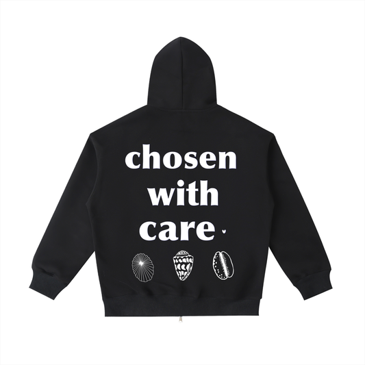 chosen with care zip up