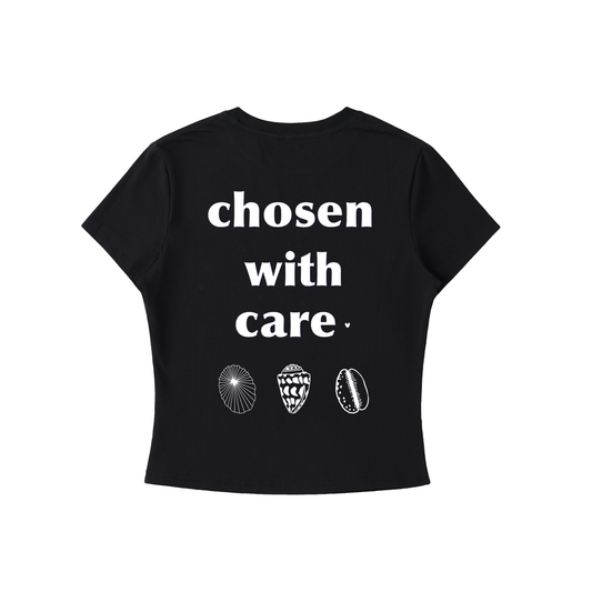 chosen with care body con tshirt